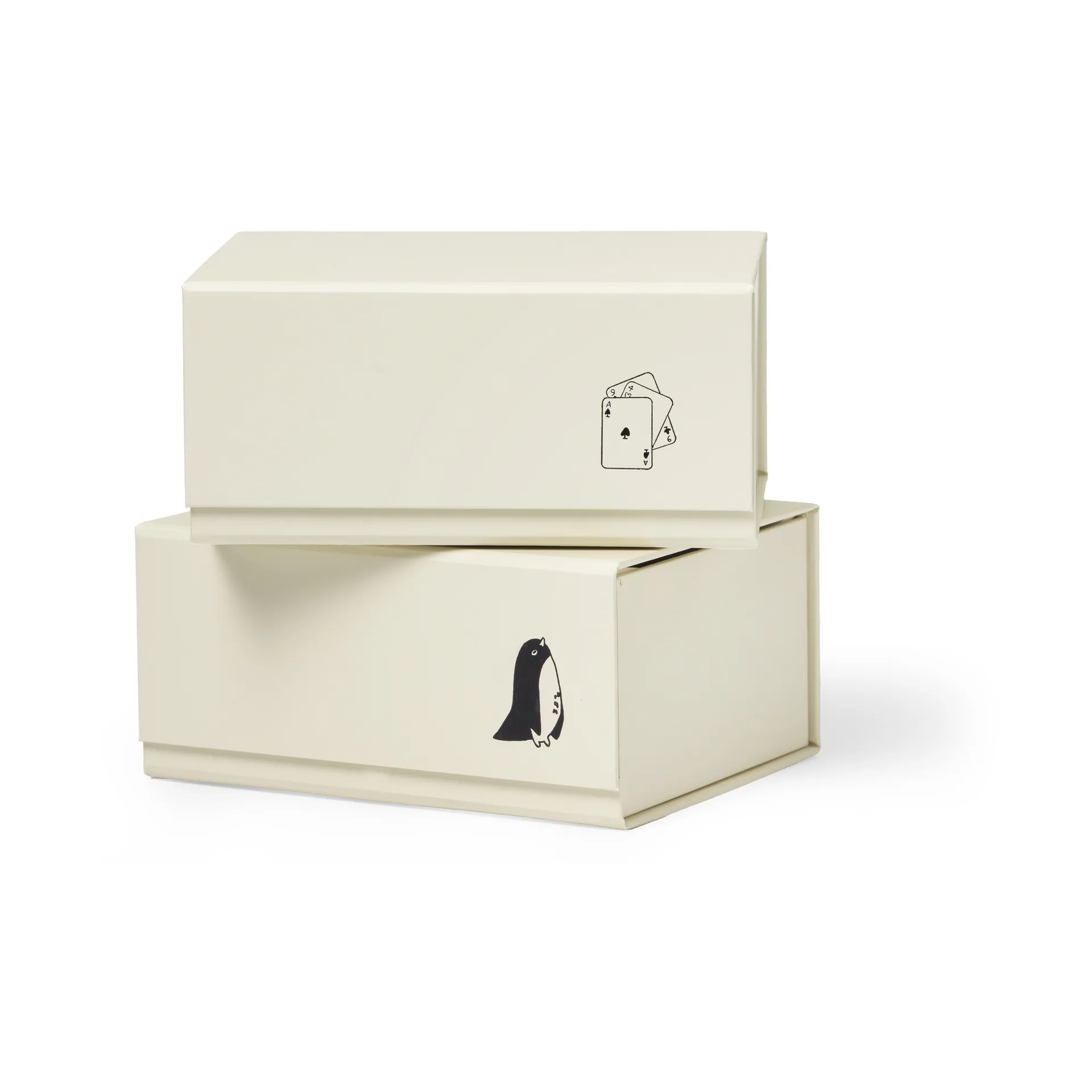 Pac box oppbevaringsboks, TÔNN x MAJASBOK Off-white, 2‑pakning TÔNN furniture