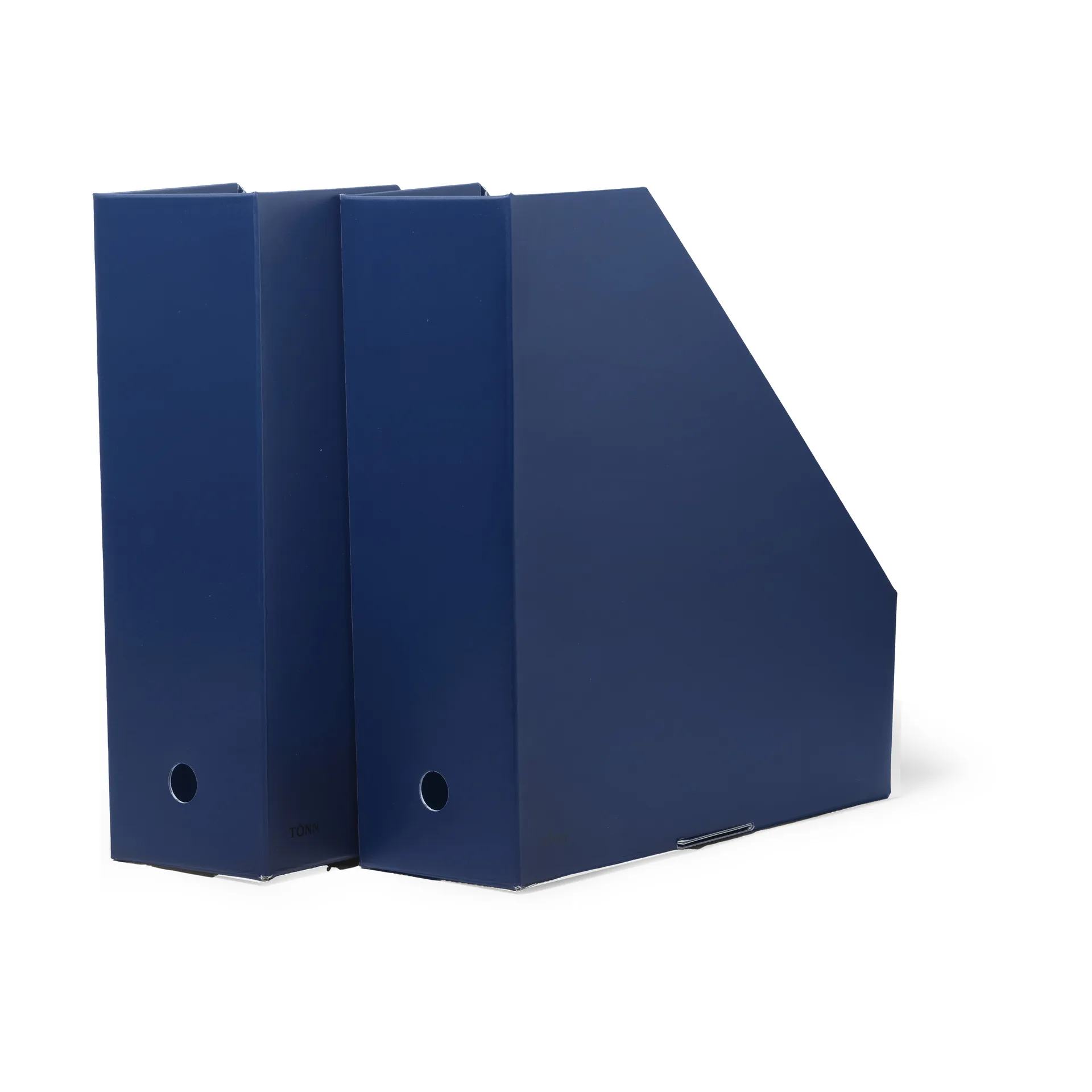 Pia tidsskriftssamler, Midnight blue, 10x31x30 cm, 2-pakning TÔNN furniture