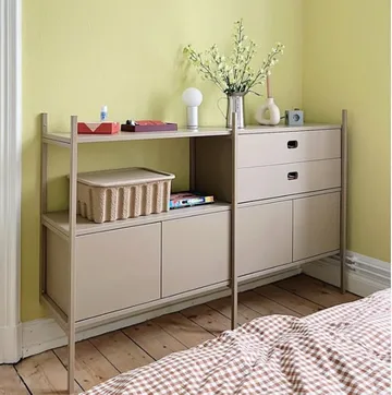 Portal bokhylle small, Camel, 158 cm - TÔNN furniture
