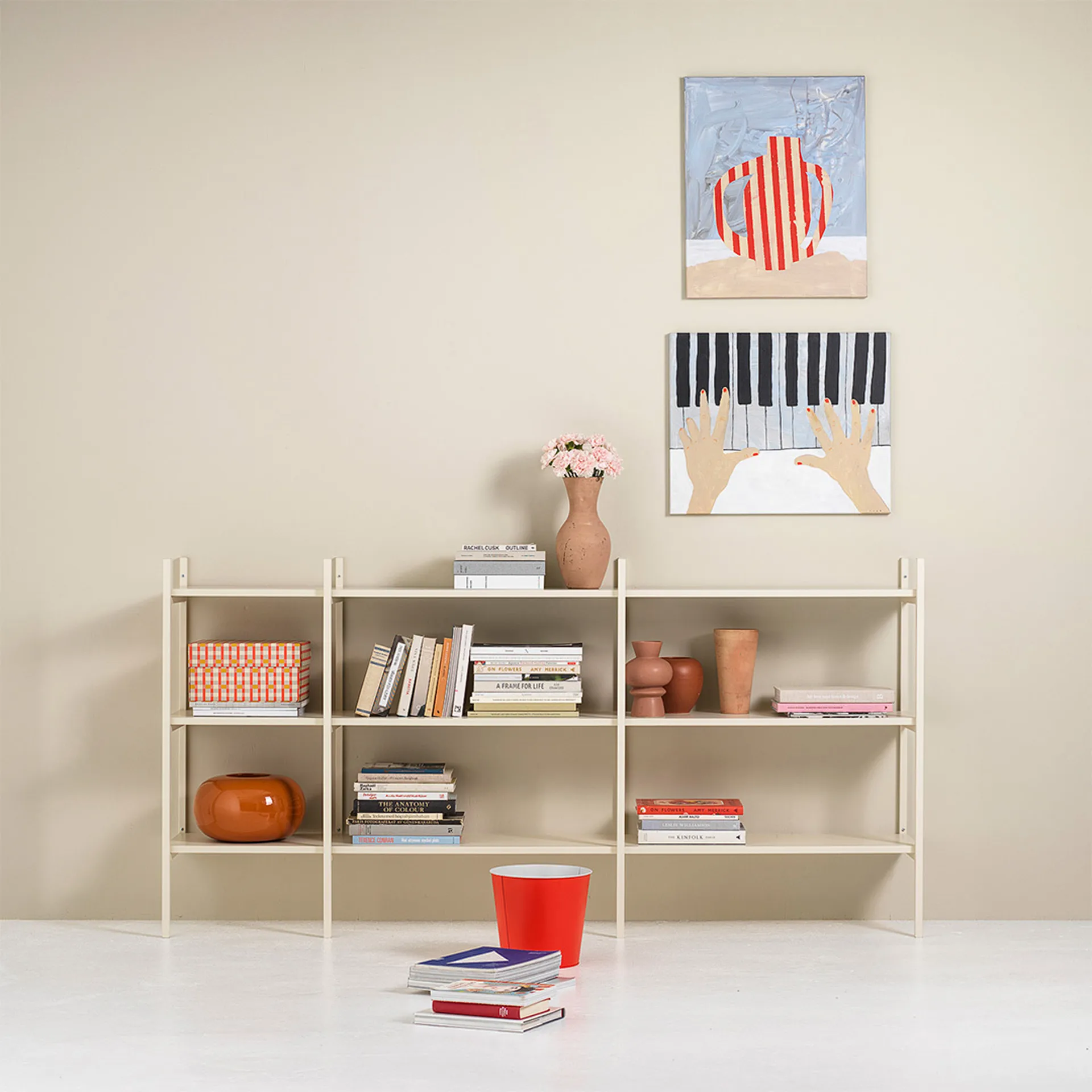 Portal bokhylle small, Off white, 201 cm TÔNN furniture