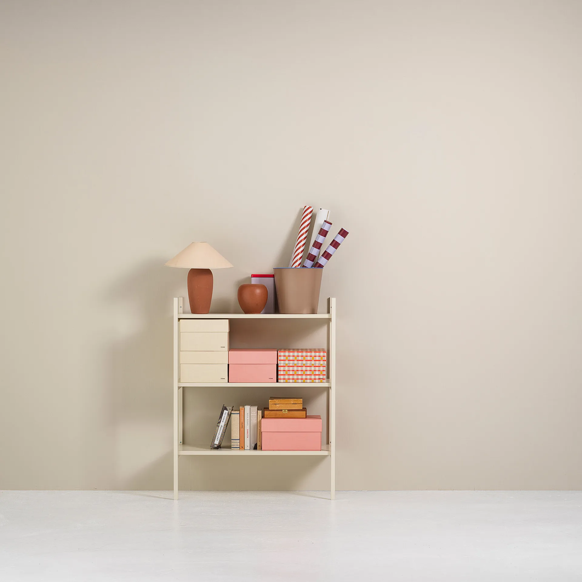 Portal bokhylle small, Off white, 80 cm,  TÔNN furniture