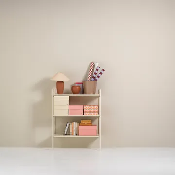 Portal bokhylle small, Off white, 80 cm - TÔNN furniture