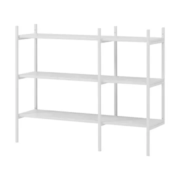 Portal bokhylle small, White, 123 cm - TÔNN furniture