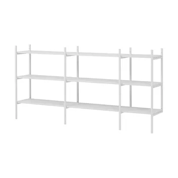 Portal bokhylle small, White, 201 cm - TÔNN furniture