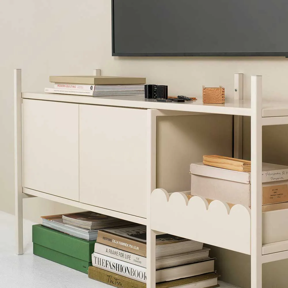 Portal TV-benk 123 cm - Off-white,  TÔNN furniture