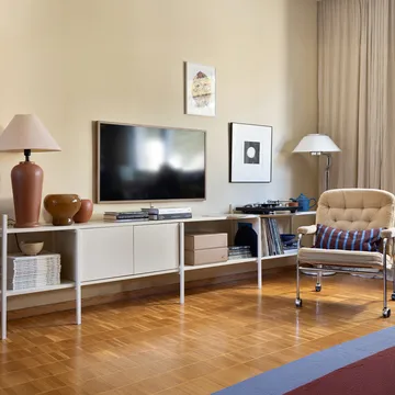 Portal TV-benk, Off white, 244 cm - TÔNN furniture