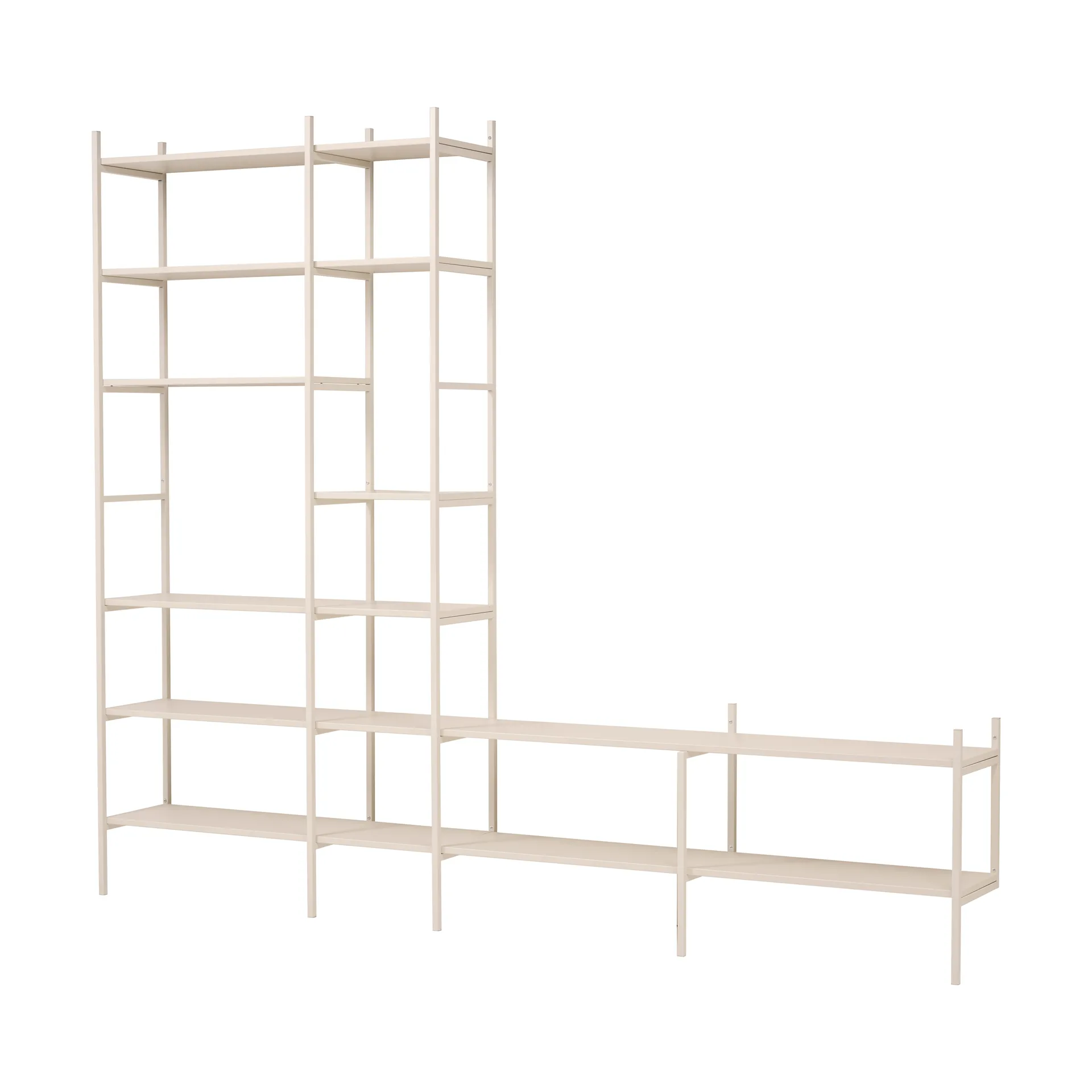 Portal TV-hylle, Off white, 279 cm TÔNN furniture