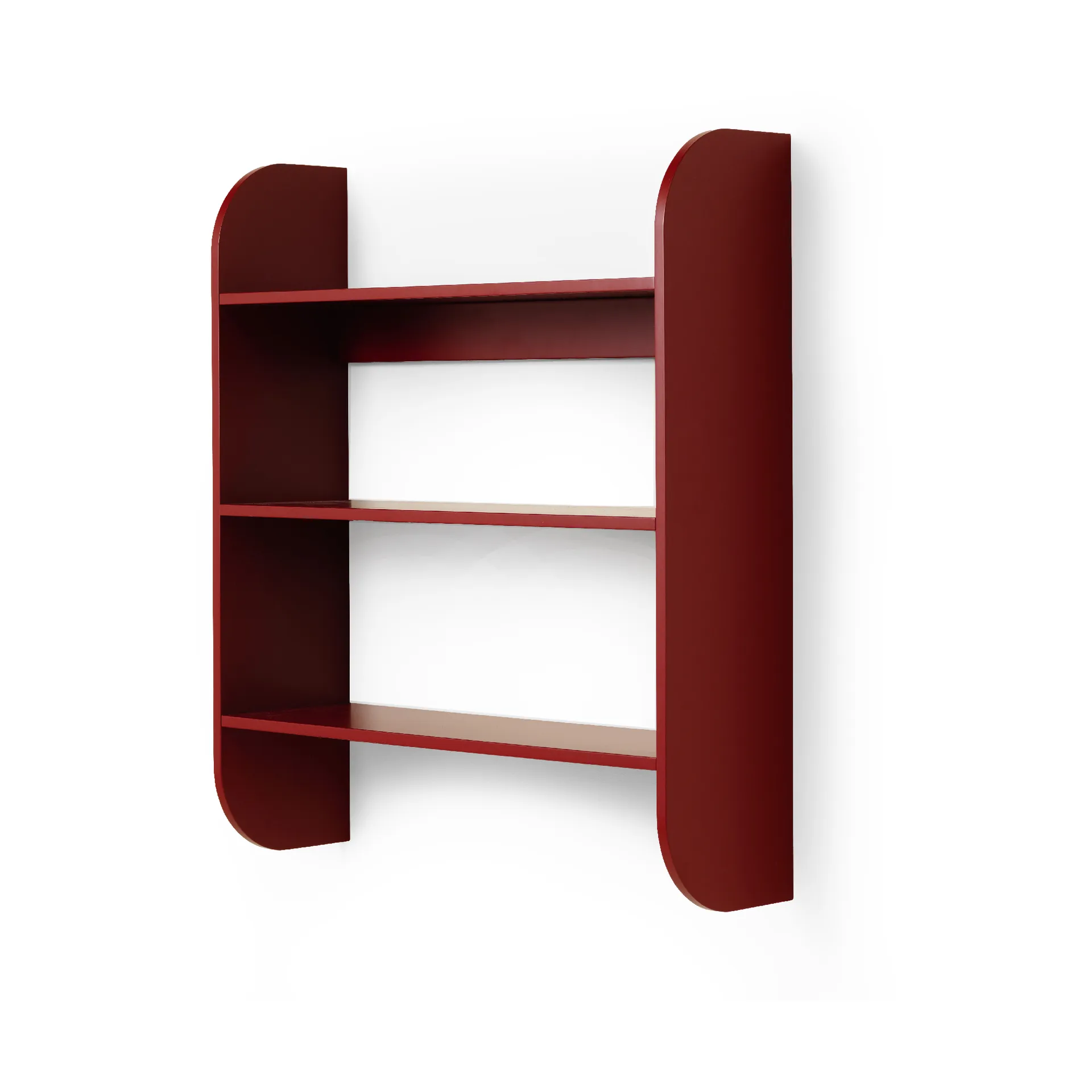 Strapats vegghylle 62x73,6 cm, Burgundy TÔNN furniture