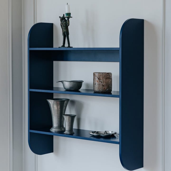 Strapats vegghylle 62x73,6 cm, Midnight blue TÔNN furniture
