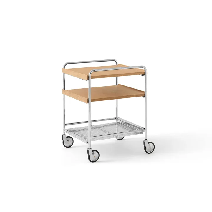 Alima NDS2 serveringsvogn - Lakkert eik-krom - &Tradition