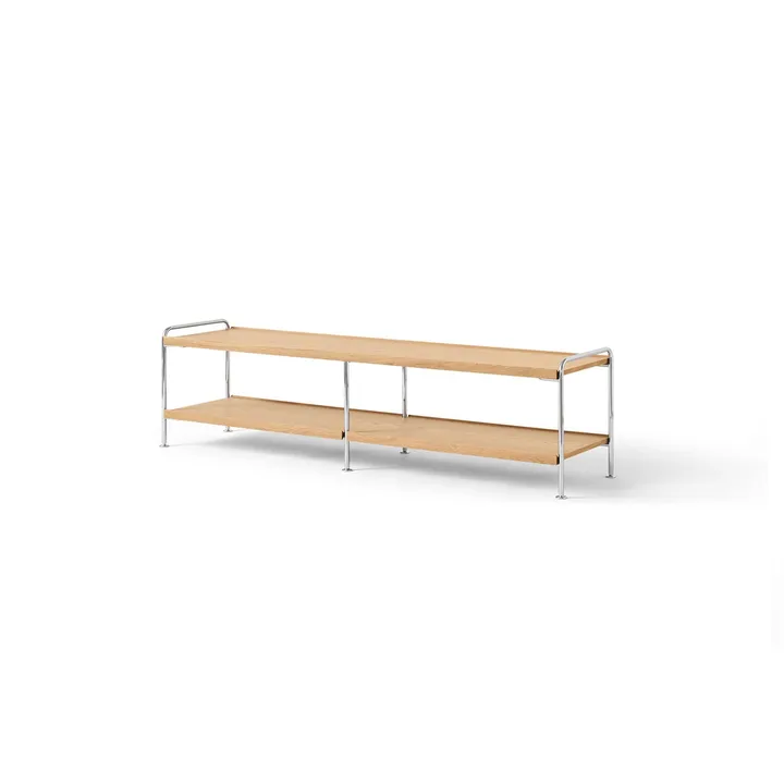 Alima NDS4 konsollhylle - Lakkert eik-krom, 162x42x38 cm - &Tradition