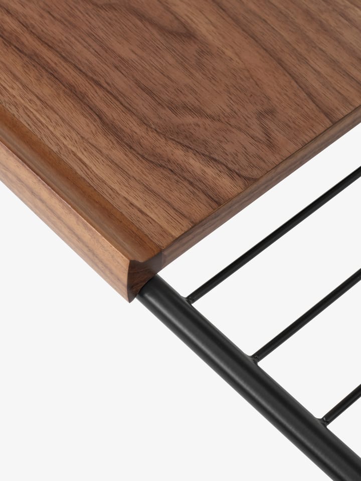 Alima oppbevaringsvogn lakkert valnøtt, Black & lacquered walnut &Tradition