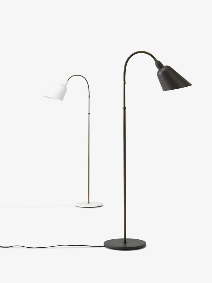 Bellevue AJ7 stålampe Anniversary Edition, White-bronzed brass &Tradition