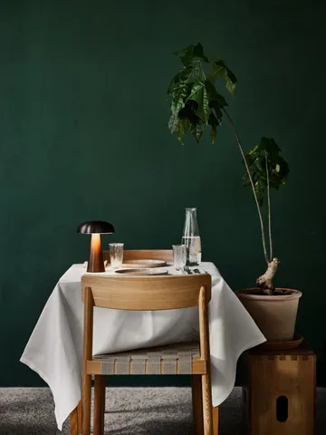 Betty TK1 stol, Eik-naturflettet linnebåndsete, 6-pakning - &Tradition