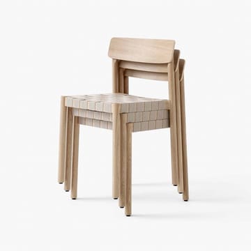 Betty TK1 stol - Eik, naturflettet linstråsete - &Tradition
