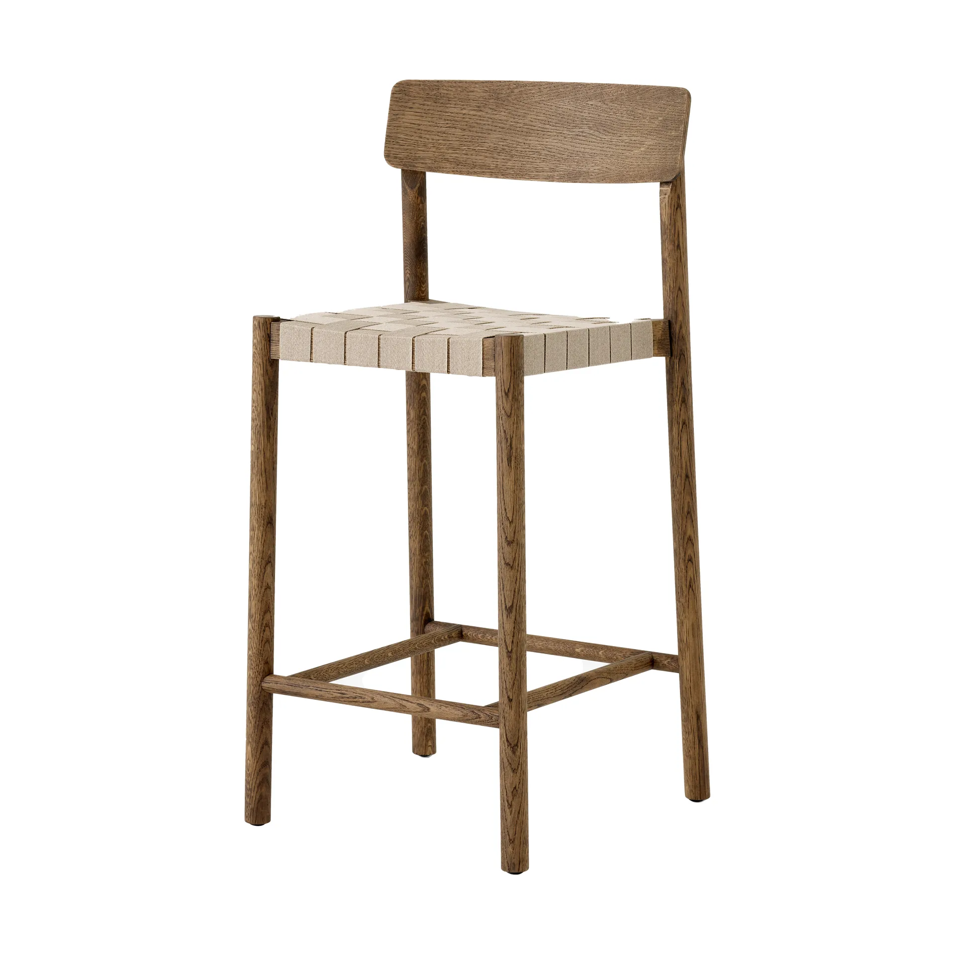 Betty TK12 Counter Chair barkrakk 65 cm, Naturfarget lin-røkt eik &Tradition
