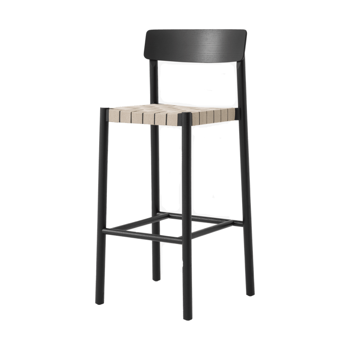 Betty TK15 Bar Chair barkrakk 75 cm - Svartlakkert ask-naturfarget lin - &Tradition
