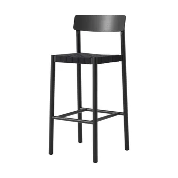Betty TK15 Bar Chair barkrakk 75 cm - Svartlakkert ask-svart lin - &Tradition