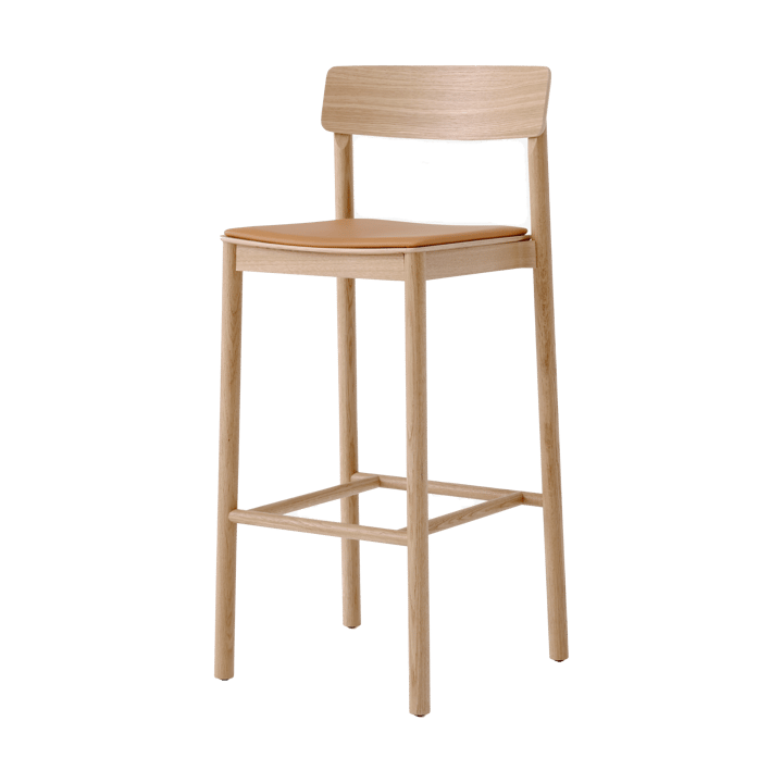 Betty TK17 Bar Chair barkrakk 75 cm - Noble cognacfarget skinn-lakkert eik - &Tradition