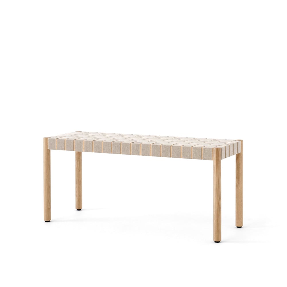 &Tradition Betty TK4 benk Oak, naturflettet linstråsete