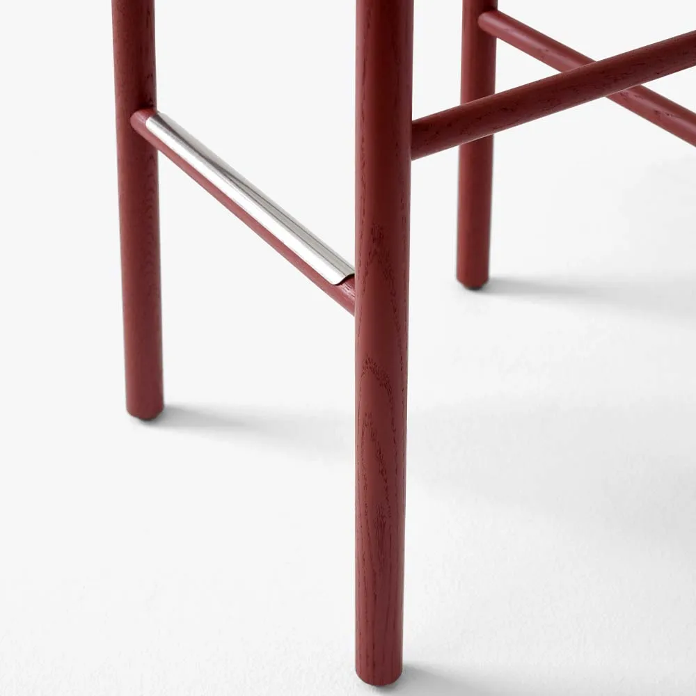 Betty TK8 barkrakk, Oak, naturflettet linstråsete &Tradition