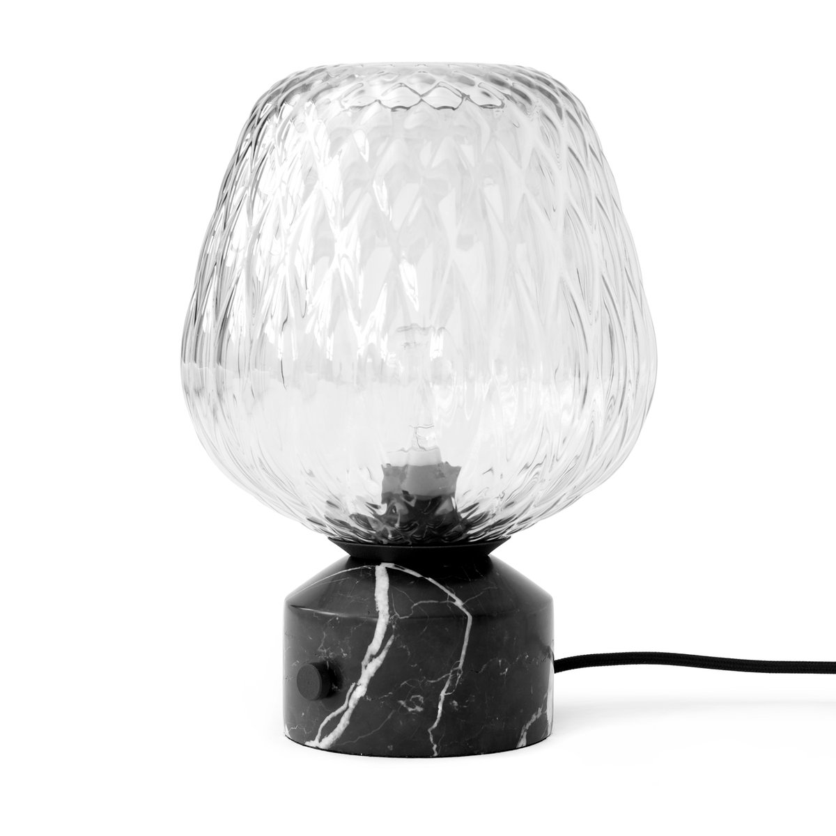 Bilde av &Tradition Blown bordlampe SW6 Svart marmor