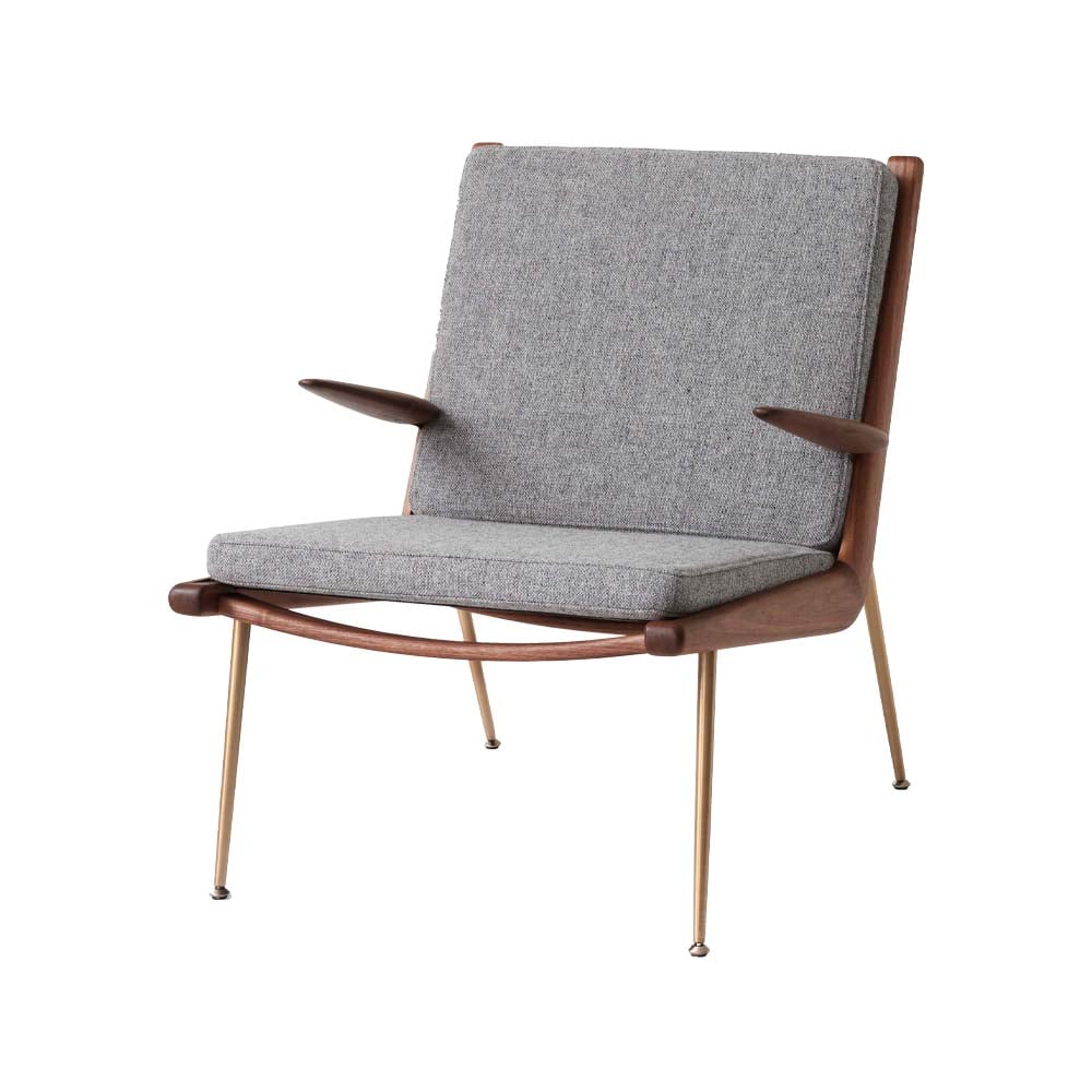 &Tradition Boomerang HM2 lenestol Hallingdal 130 grå, oljet valntt