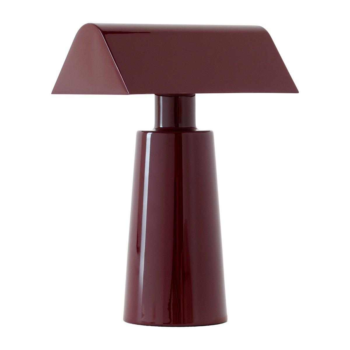 Bilde av &Tradition Caret MF1 bærbar bordlampe Dark burgundy