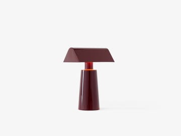 Caret MF1 bærbar bordlampe - Dark burgundy - &Tradition