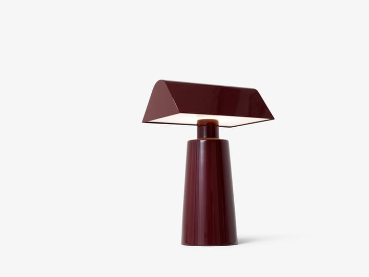 Caret MF1 bærbar bordlampe - Dark burgundy - &Tradition