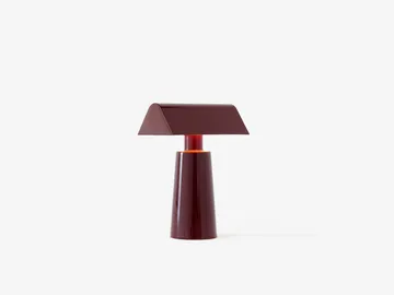 Caret MF1 portable bordlampe - Dark burgundy - &Tradition