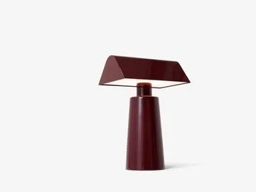 Caret MF1 portable bordlampe - Dark burgundy - &Tradition