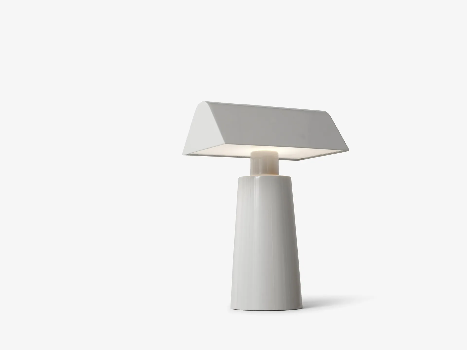 Caret MF1 portable bordlampe, Silk grey &Tradition
