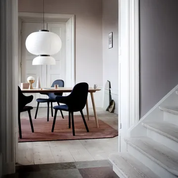 Catch JH1 stol - Balder 782 dark blue-eik røykoljet - &Tradition