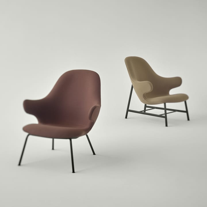Catch JH13 loungestol, Divina 944 green-sorte ben &Tradition