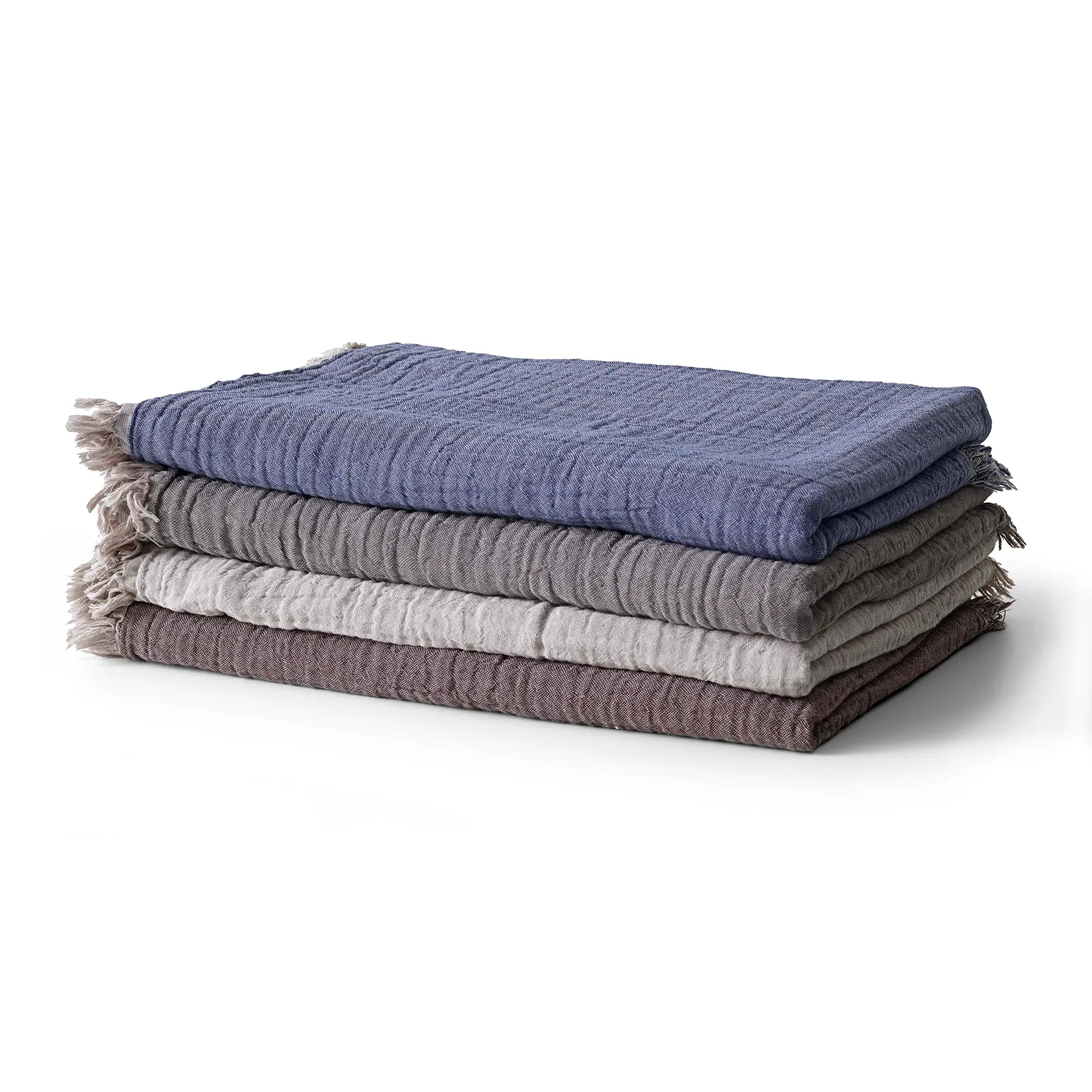 Collect bomullspledd SC33 260x260 cm, Cloud & Milk (beige-hvit) &Tradition