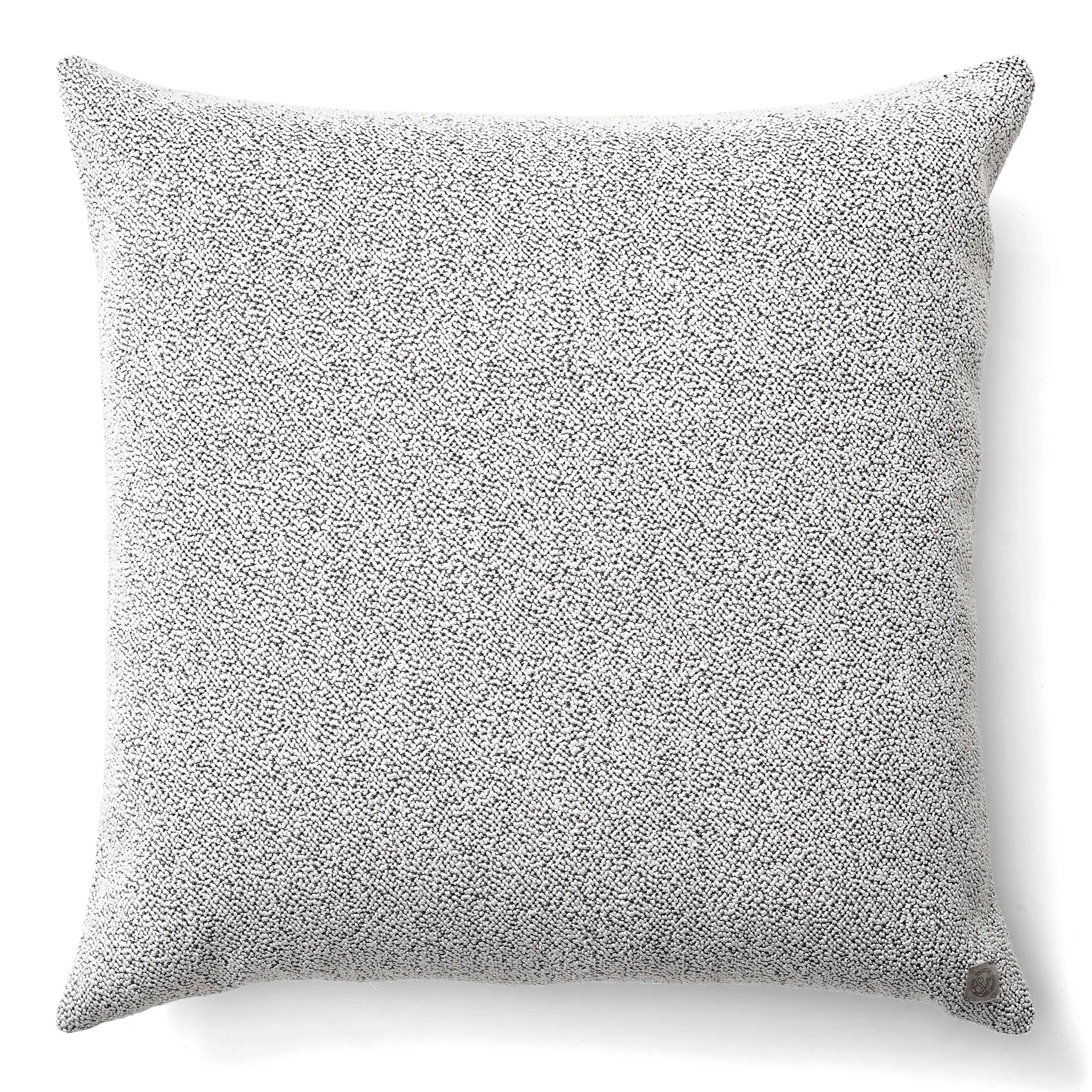 Collect pute SC28 Boucle 50x50 cm, Ivory & Granite (mørkegrå) &Tradition