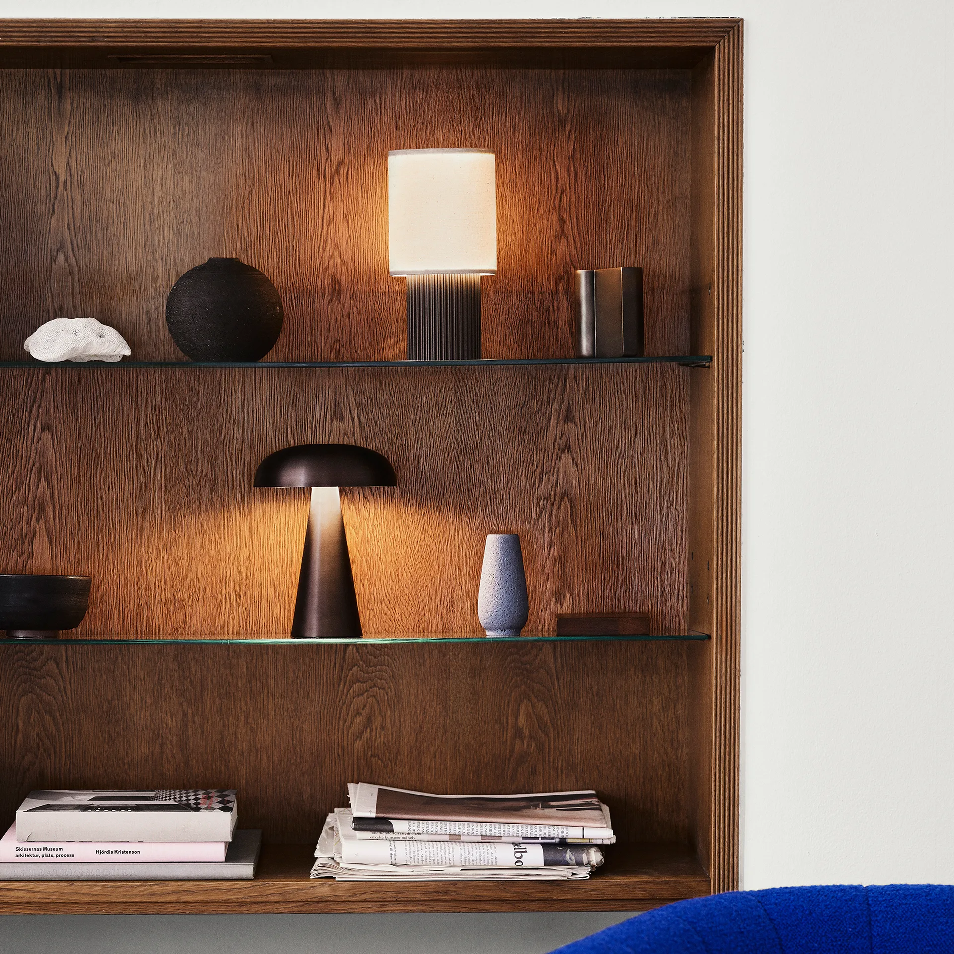 Como portable bordlampe SC53, Bronzed brass &Tradition