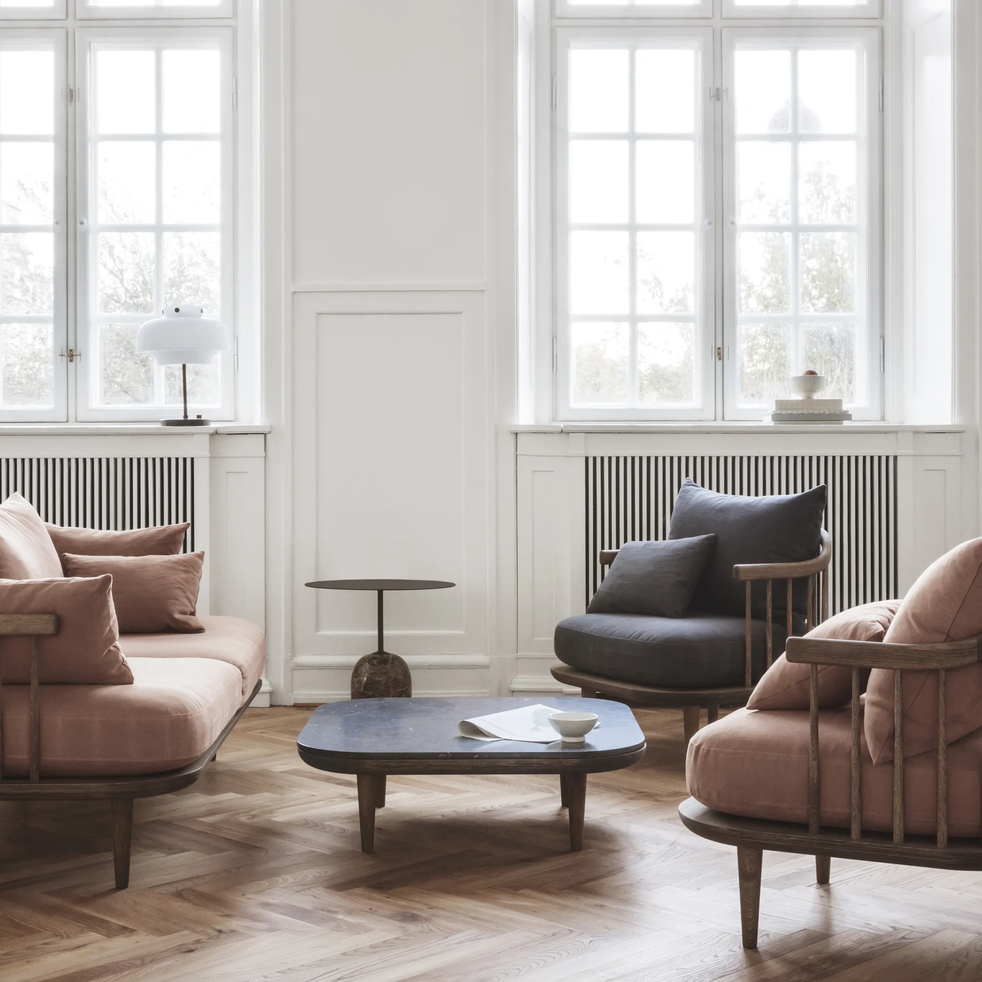 Copenhagen bordlampe SC13, opalglass-messing &Tradition