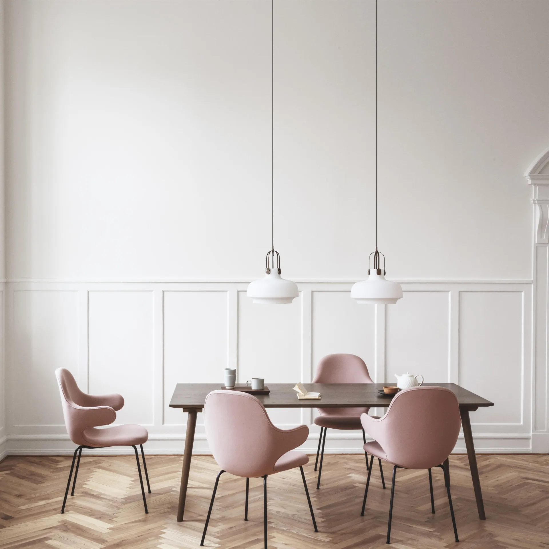 Copenhagen pendel SC6, opalglass-messing &Tradition