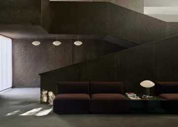 Develius EV3 sofabord - Steel stone grey, Ø89x40 cm - &Tradition