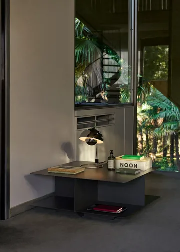 Develius EV3 sofabord - Steel stone grey, Ø89x40 cm - &Tradition