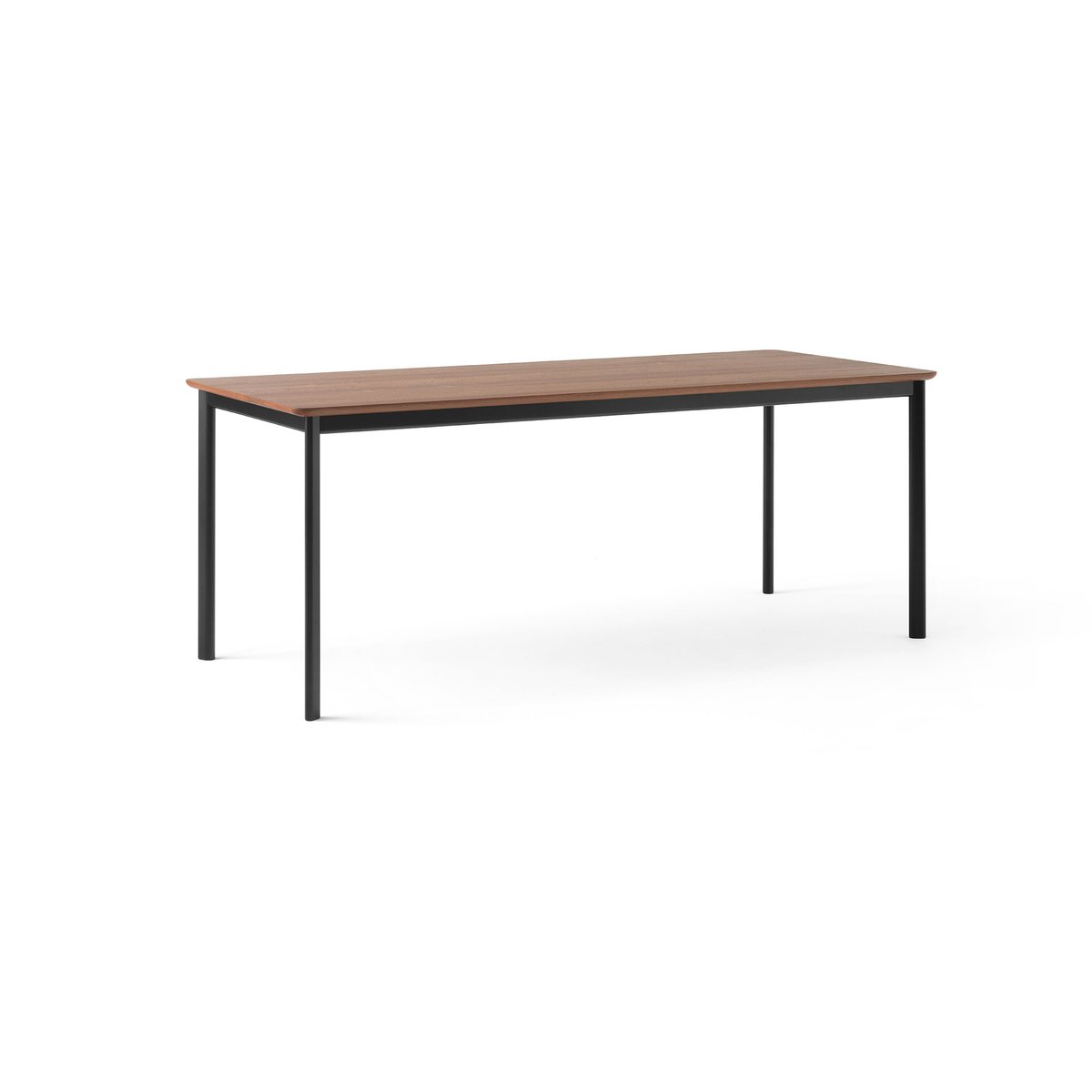 Bilde av &Tradition Drip HW116 spisebord 83x193 cm Black frame-clear lacq. walnut