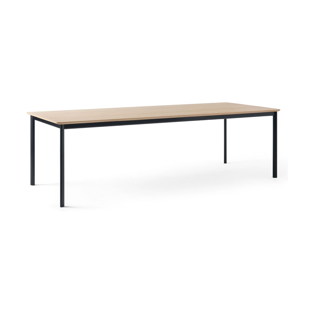 Bilde av &Tradition Drip HW117 spisebord 103x253 cm Black frame-clear lacq. oak