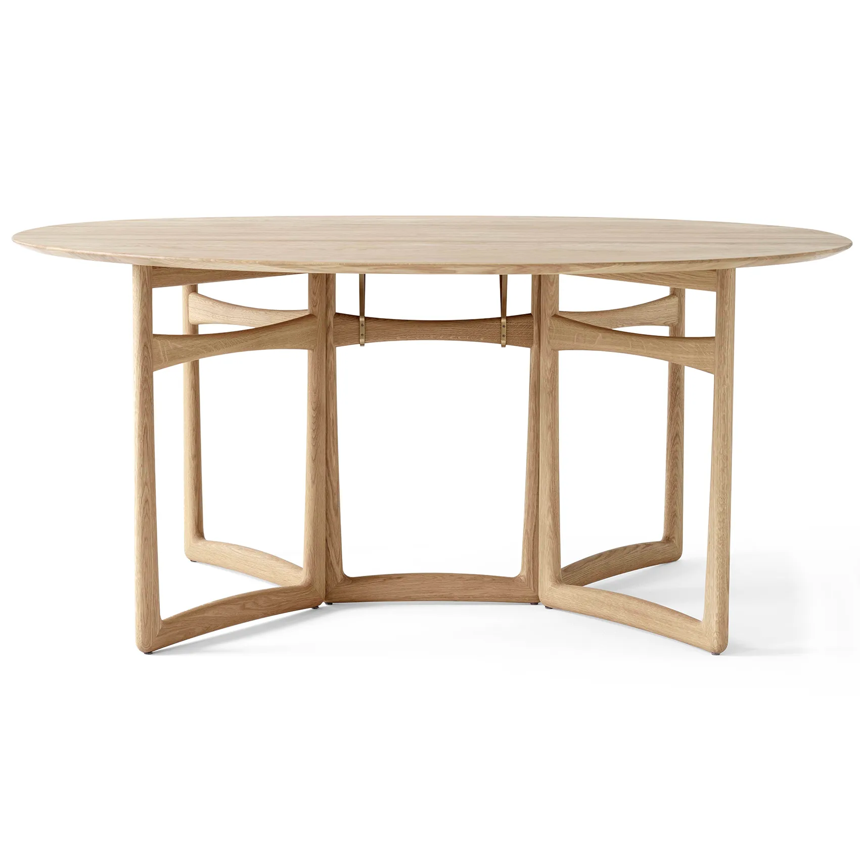 Drop Leaf spisebord HM6, Hvitoljet eik &Tradition