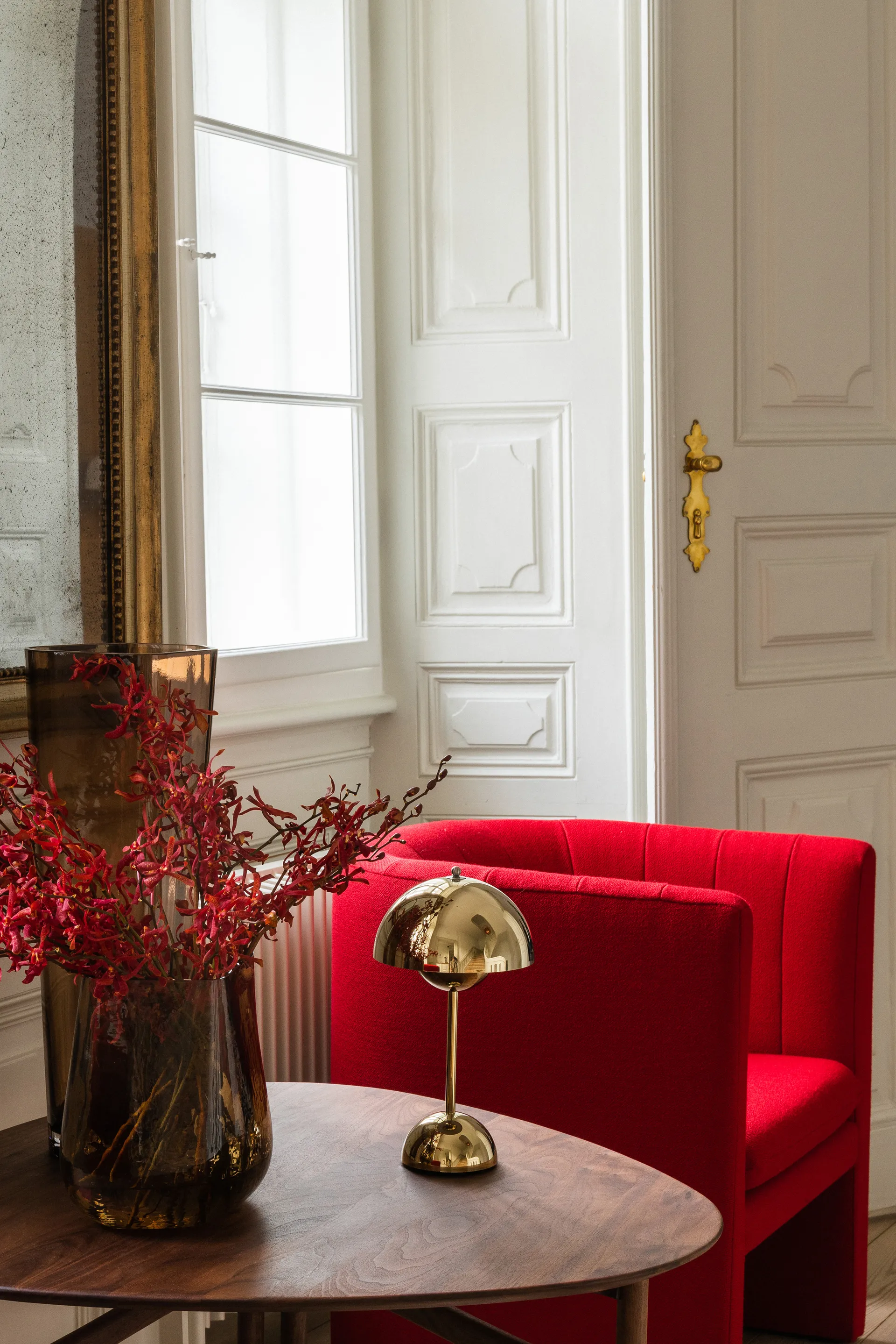 Flowerpot portable bordlampe VP9, Brass &Tradition