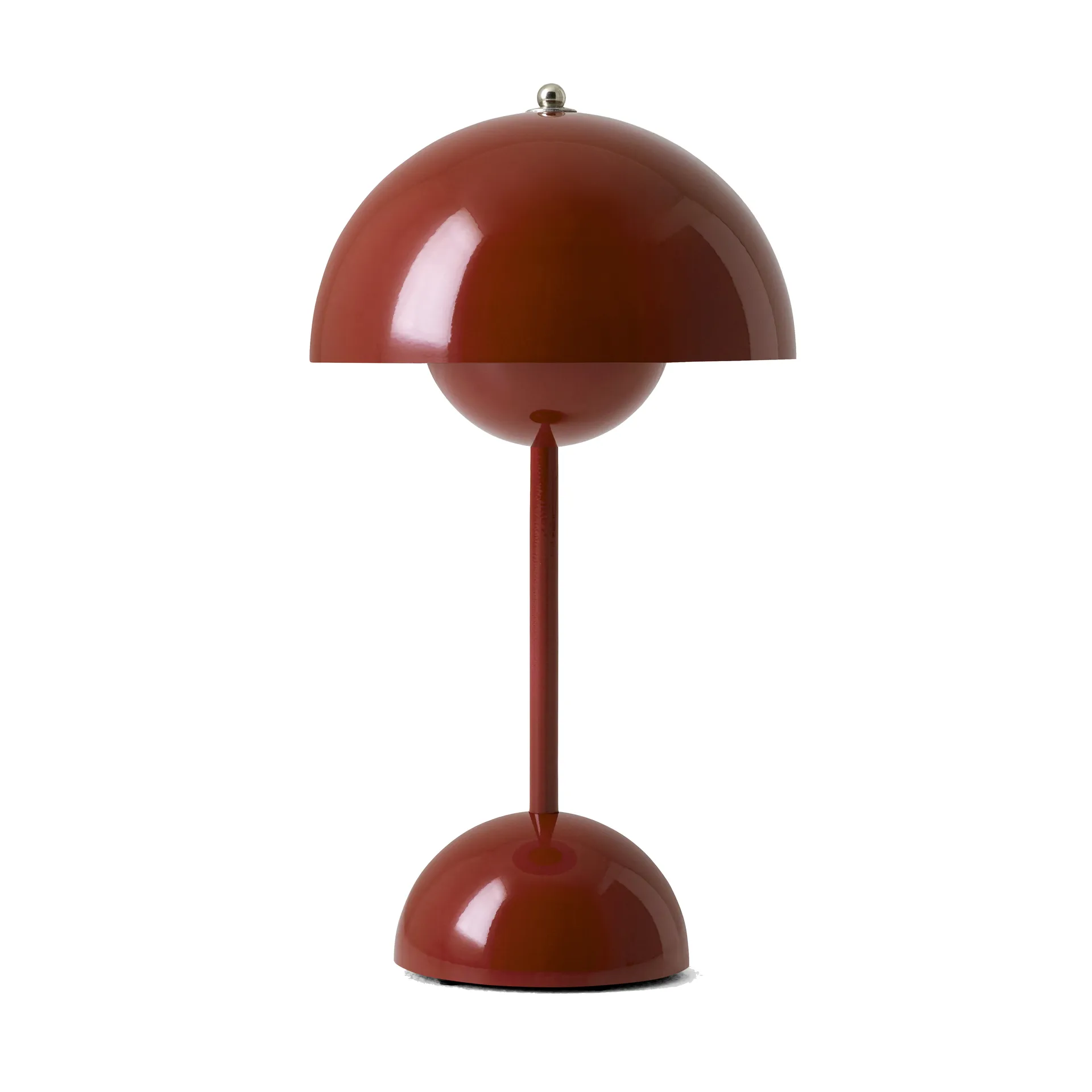 Flowerpot portable bordlampe VP9, Red brown &Tradition