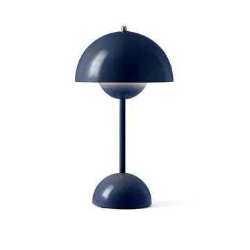 Flowerpot portable bordlampe VP9 - Steel blue - &Tradition