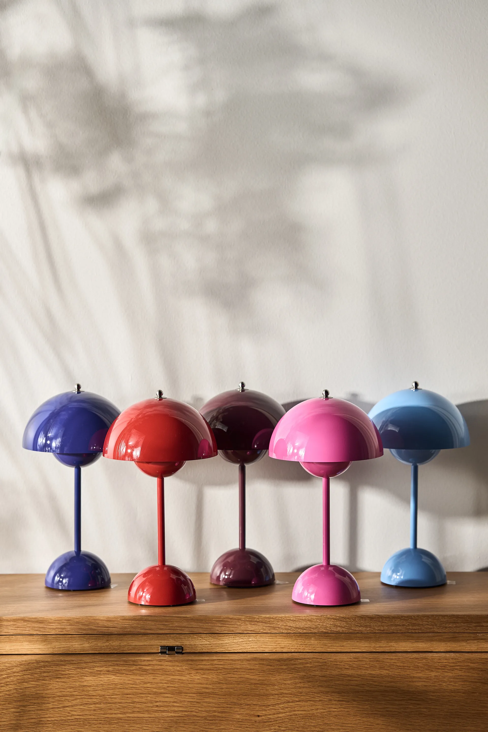 Flowerpot portable bordlampe VP9, Tangy pink &Tradition