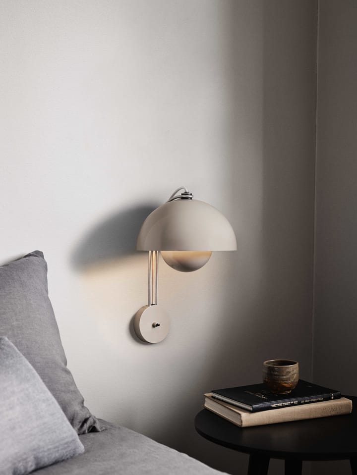Flowerpot vegglampe VP8, Grey Beige &Tradition